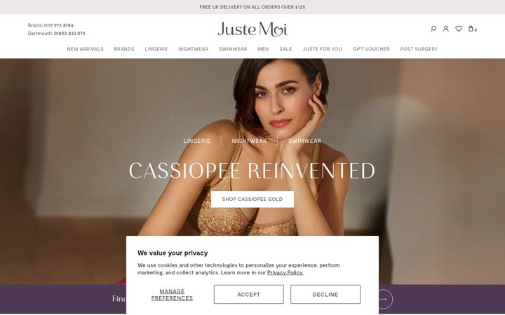 Screenshot di justemoi.co.uk
