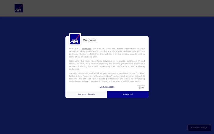 Screenshot of justepourvous.fr