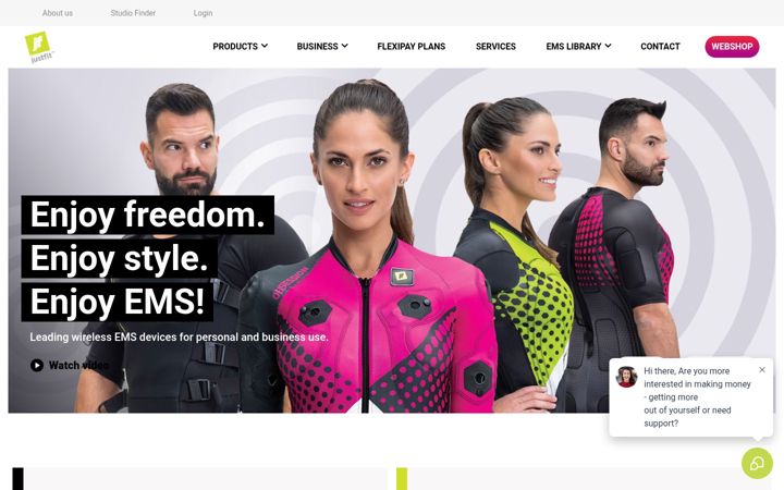 Screenshot of justfitart.com