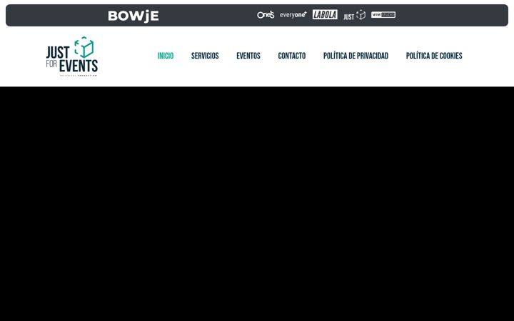 Screenshot of justforevents.es