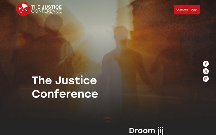 Screenshot of justiceconference.nl