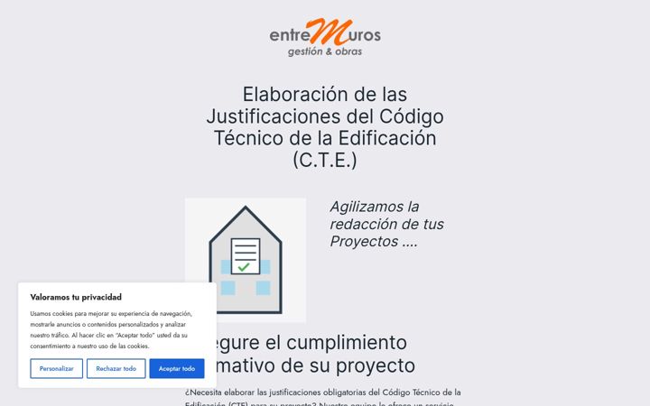 Screenshot of justificacioncte.es