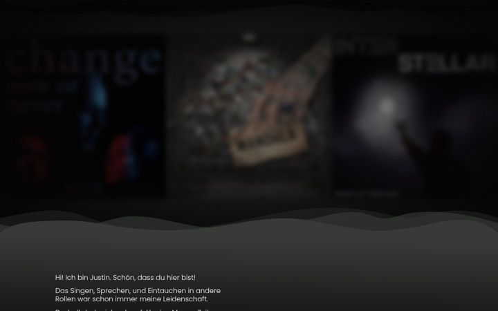 Screenshot of justin-peters.de