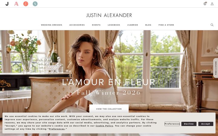 Screenshot of justinalexander.com