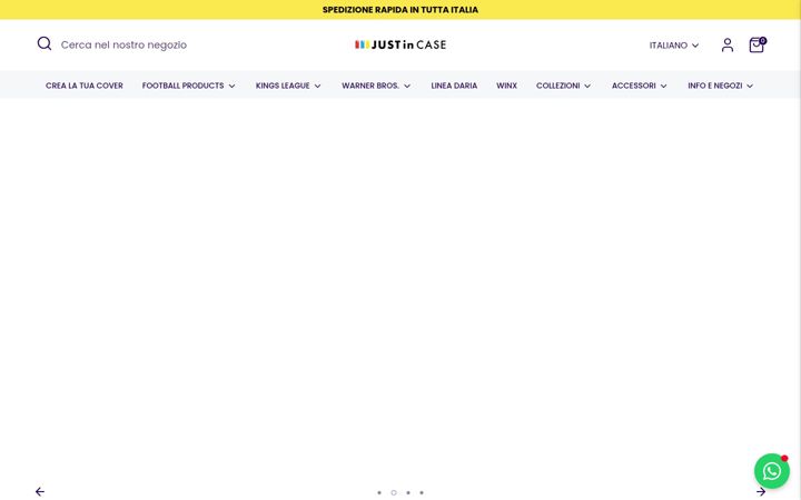 Screenshot of justincaseitalia.it