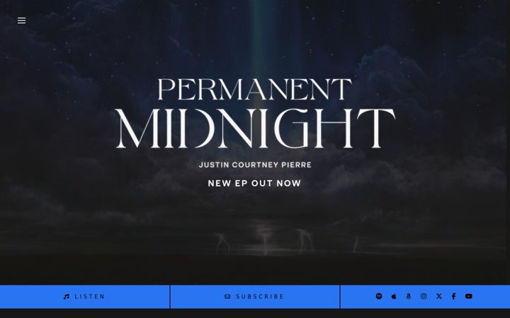 Screenshot of justincourtneypierre.com