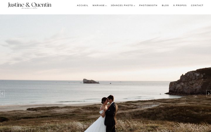 Screenshot of justineguillemette.fr
