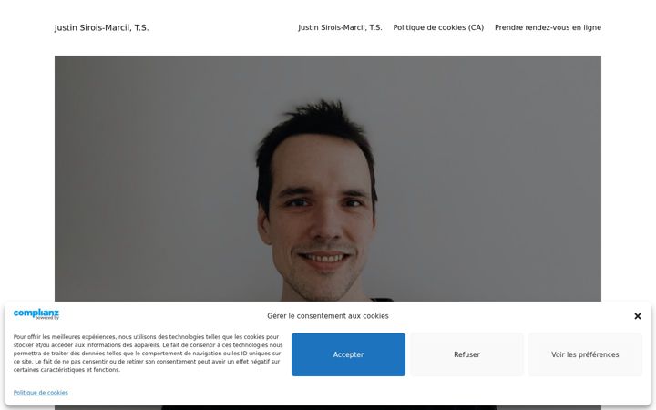 Screenshot of justinsiroismarcil.com