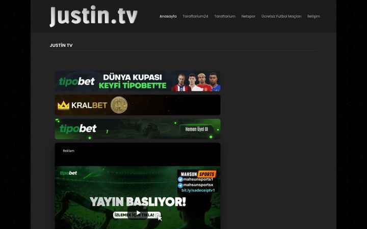 Screenshot of justintv.co