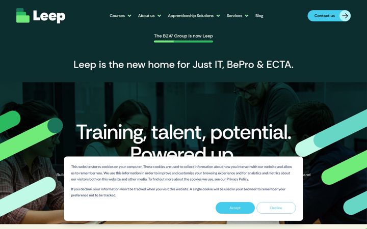 Screenshot of justit.co.uk