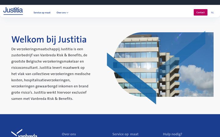 Screenshot of justitia.be