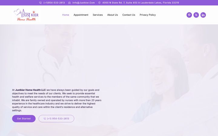 Screenshot of justkier.com