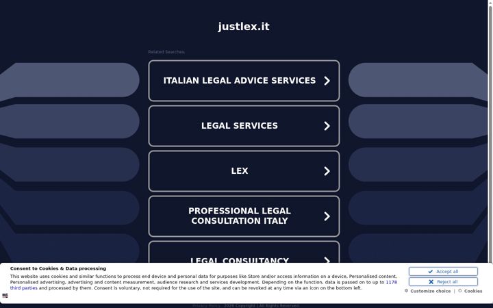Screenshot of justlex.it