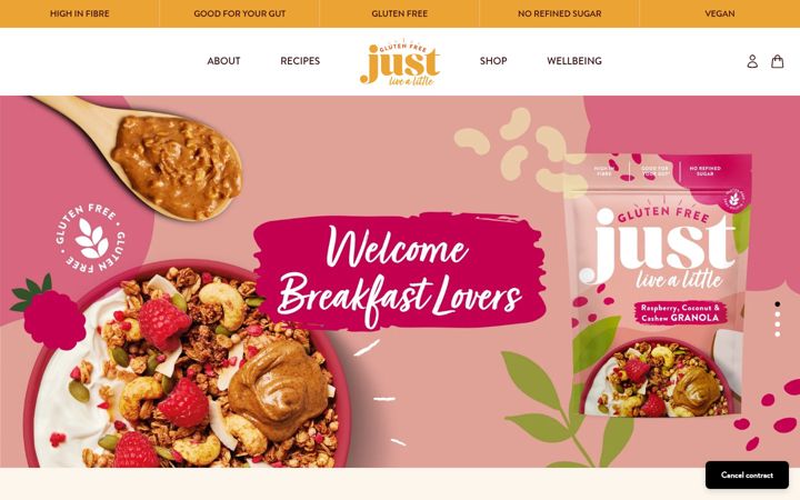 Screenshot of justlivealittle.com