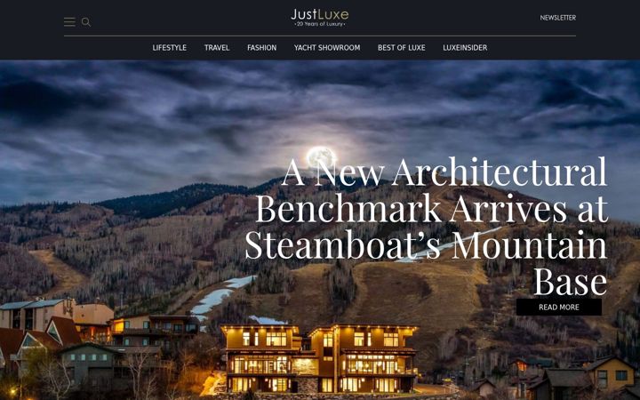 Screenshot of justluxe.com