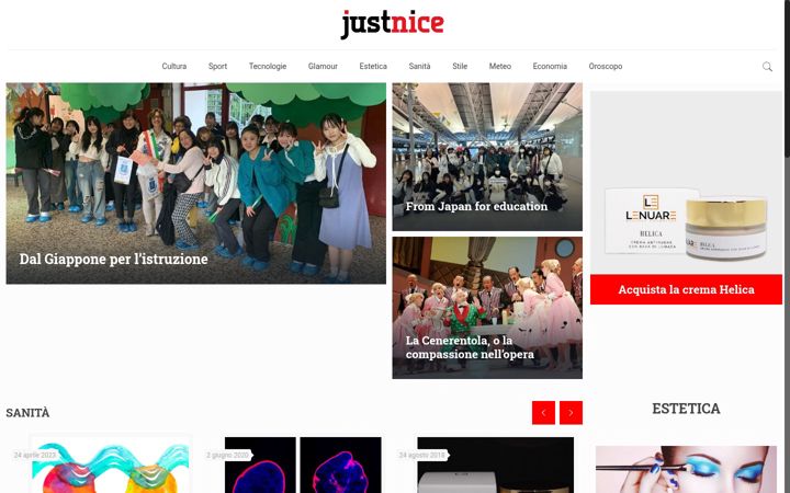 Screenshot of justnice.it