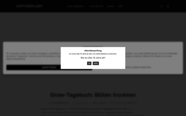 Screenshot of justoneplant.com
