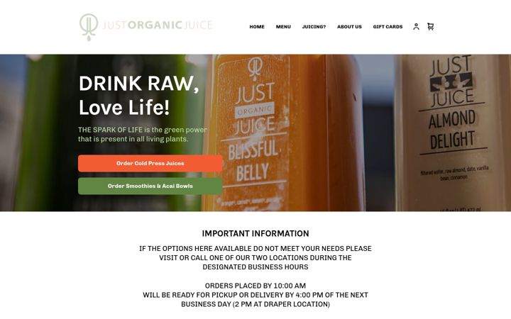 justorganicjuice.com