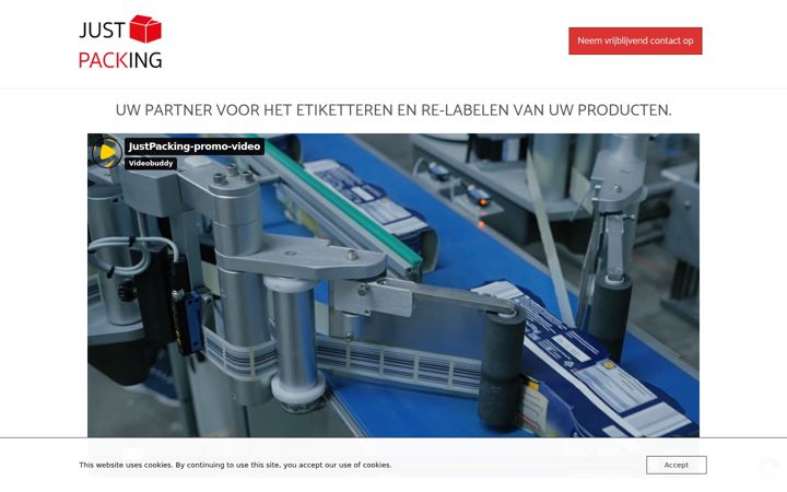 Screenshot of justpacking.nl
