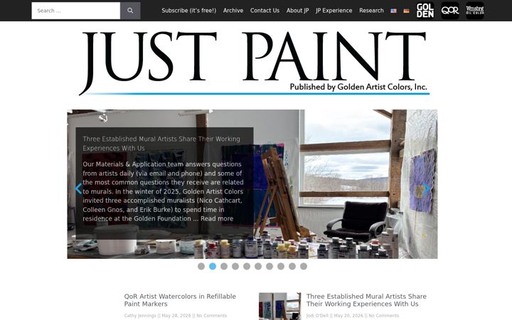 Screenshot of justpaint.org