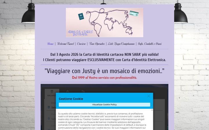 Screenshot of justravel.it