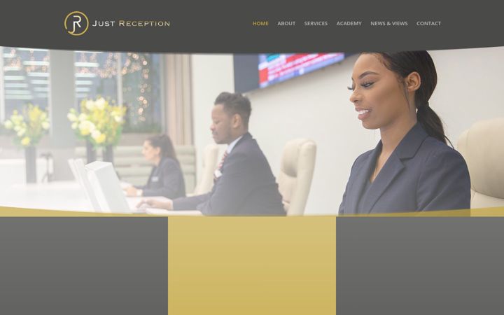 Screenshot of justreception.com