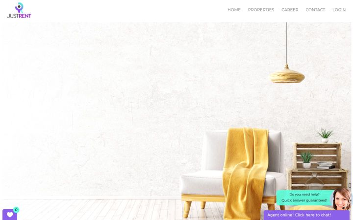 Screenshot of justrentmalta.com