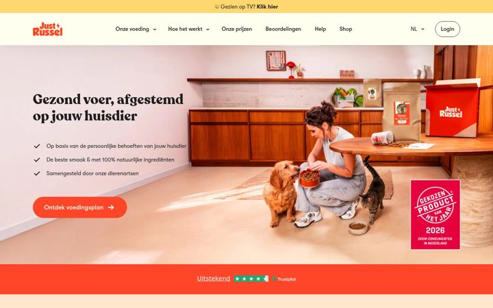 Screenshot of justrussel.nl