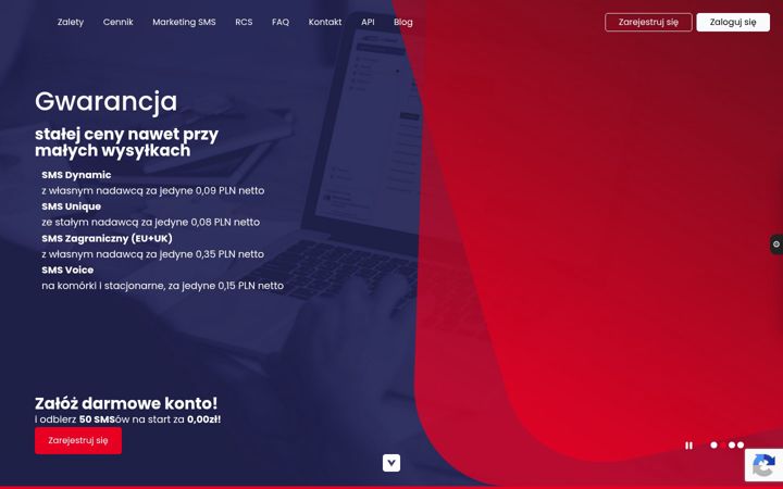 Screenshot of justsend.pl