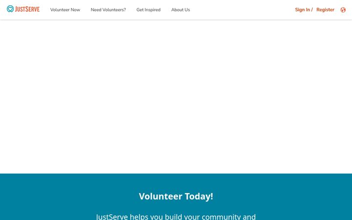 Képernyőkép: justserve.org