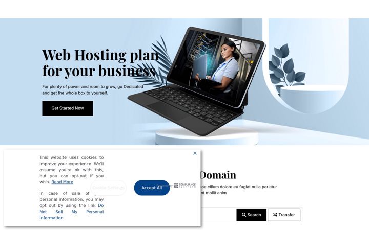 Screenshot of justsimplyhostnow.com
