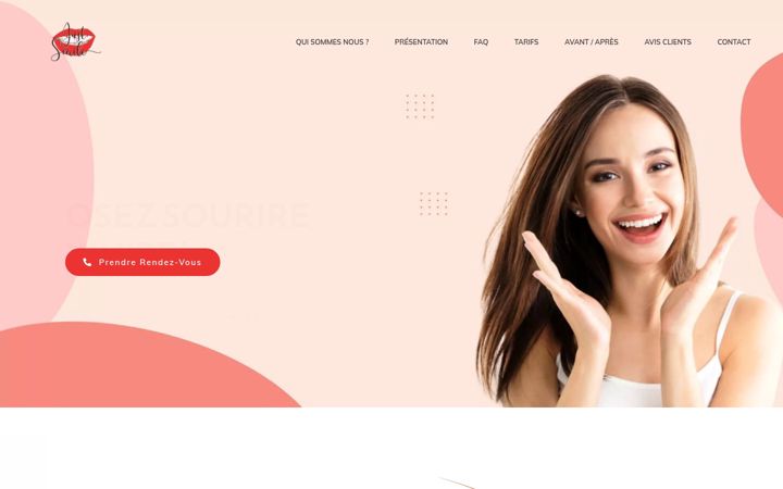 Screenshot of justsmilee.fr