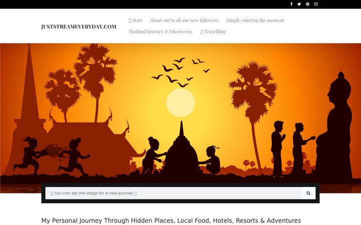 Screenshot of juststreameveryday.com