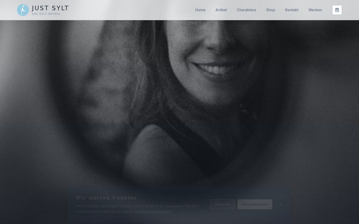 Screenshot of justsylt.de