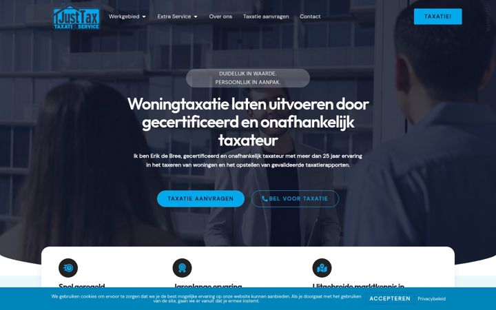 Screenshot of justtaxaties.nl