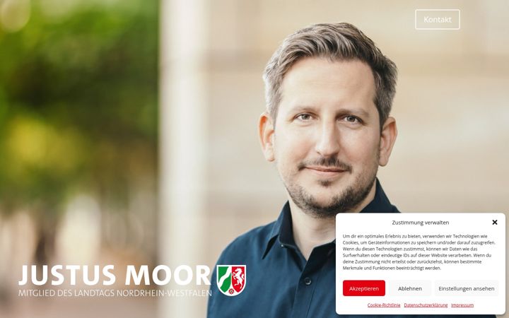 Screenshot of justus-moor.de