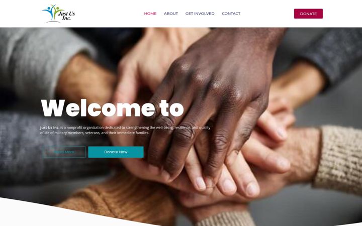 Screenshot of justusinc.org
