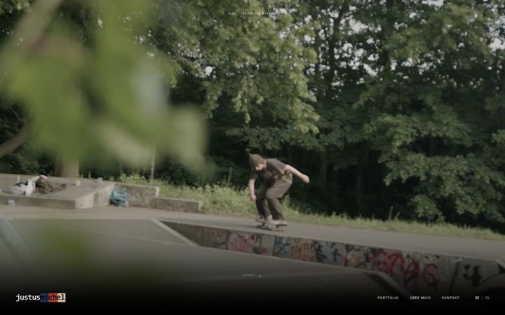 Screenshot of justusmichel.com