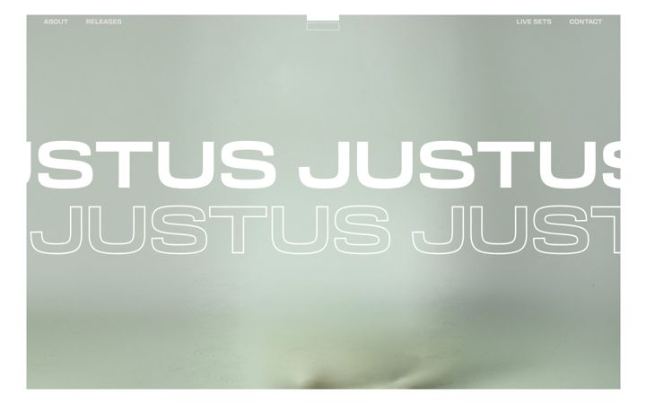 Screenshot of justusmusic.com