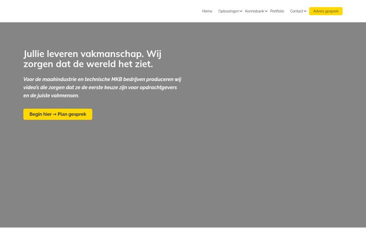Screenshot του justvideo.nl