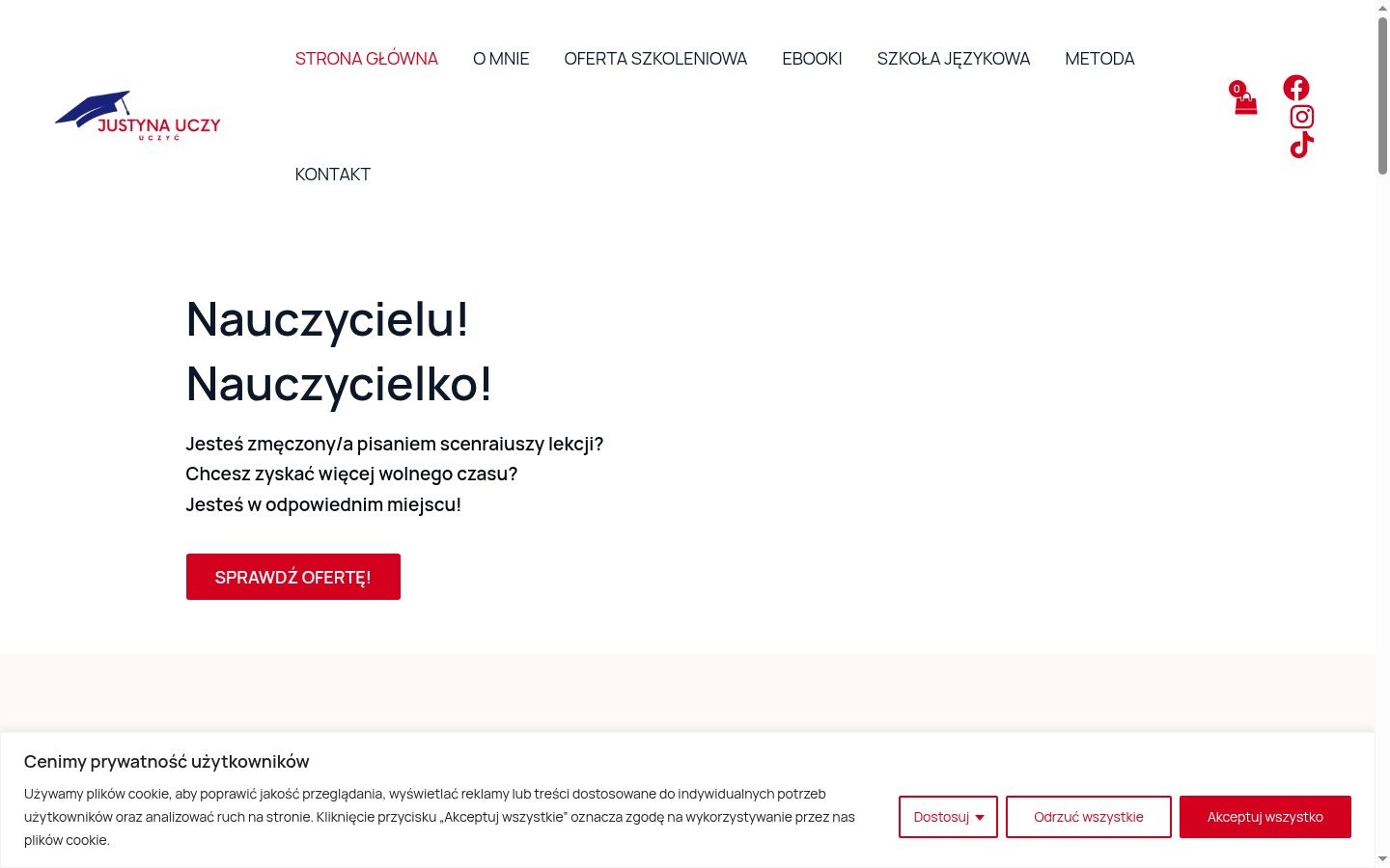 Képernyőkép a bármilyen interakció előtt megjelenő hozzájárulási bannerről