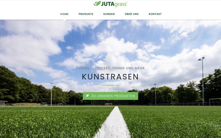 Screenshot of jutagrass.de