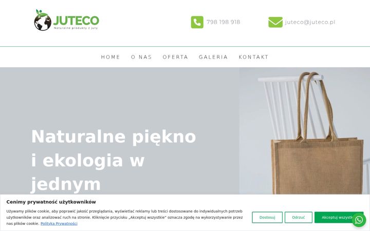 Screenshot of juteco.pl