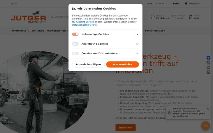 Screenshot of jutger-online.de