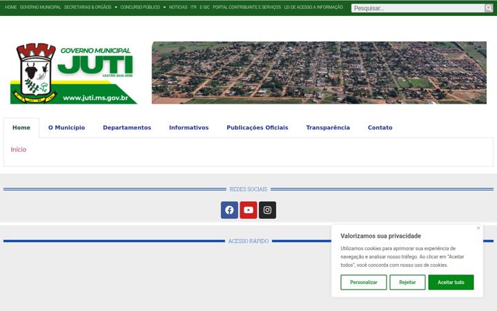 Screenshot of juti.ms.gov.br