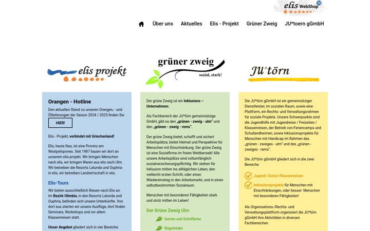 Screenshot of jutoern.de