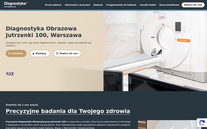 Screenshot of jutrzenki100.pl