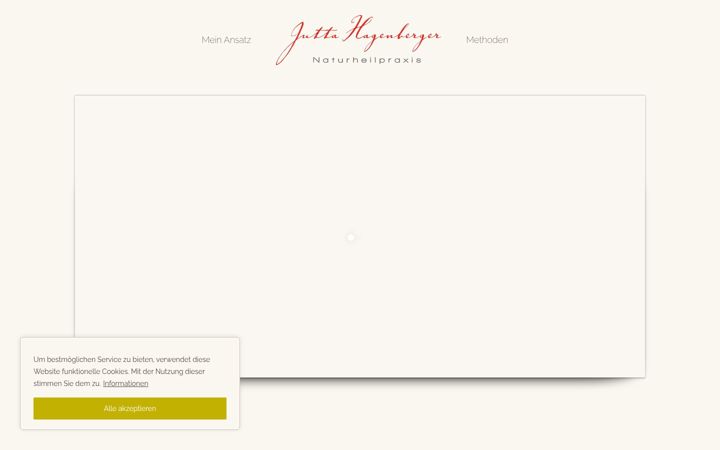 Screenshot of jutta-hagenberger.de