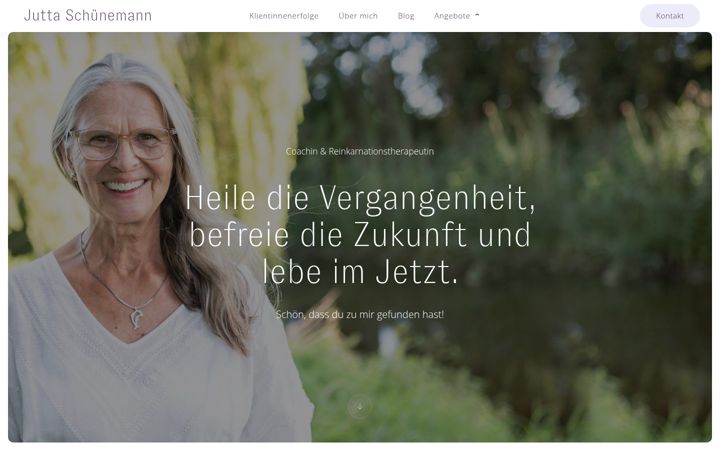 Screenshot of jutta-schuenemann.de