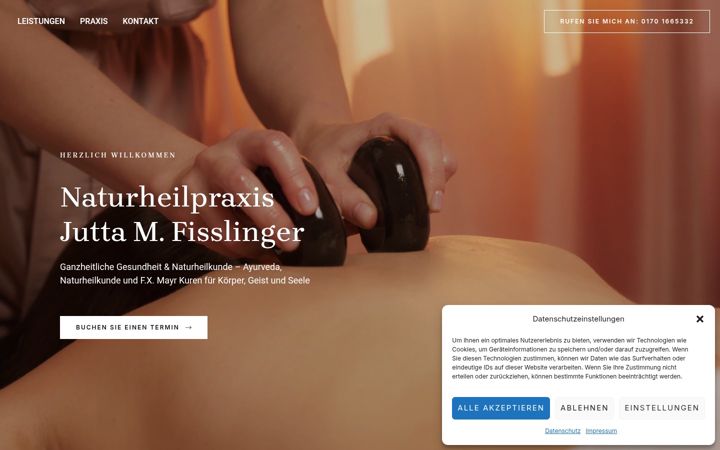 Screenshot of juttafisslinger.de